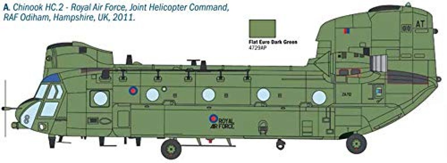 Maqueta Italeri Chinook Hc Ch F Escala