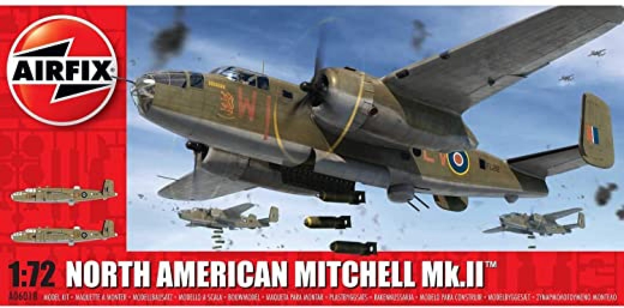 Maqueta Airfix A06018 - B-25 Mitchell MK.II - Escala 1:72